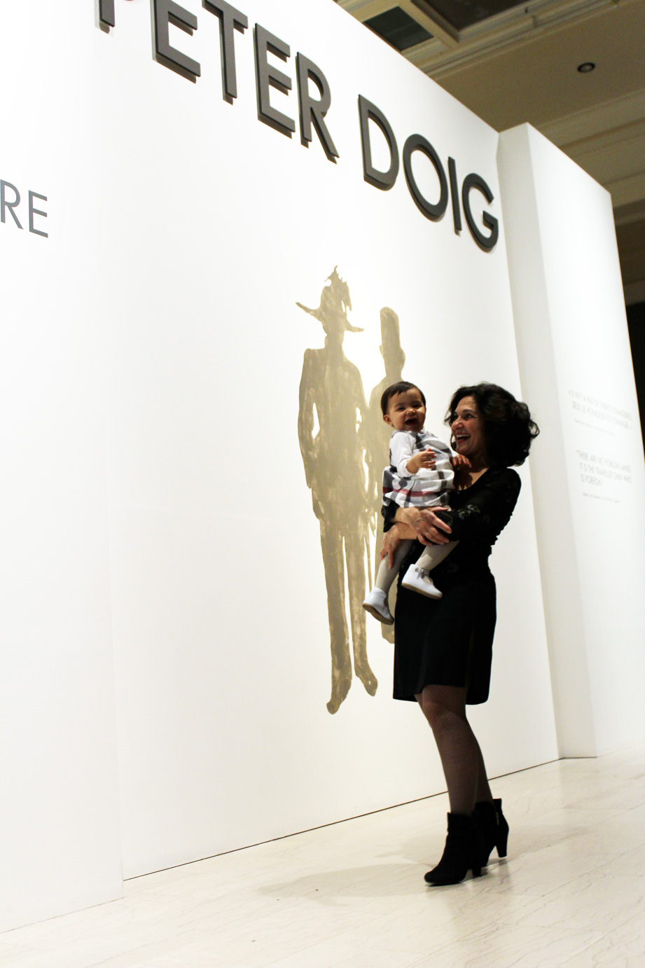 Maryse and Valentina Casol, Peter Doig, Montreal Museum of Fine Arts, April 2014
