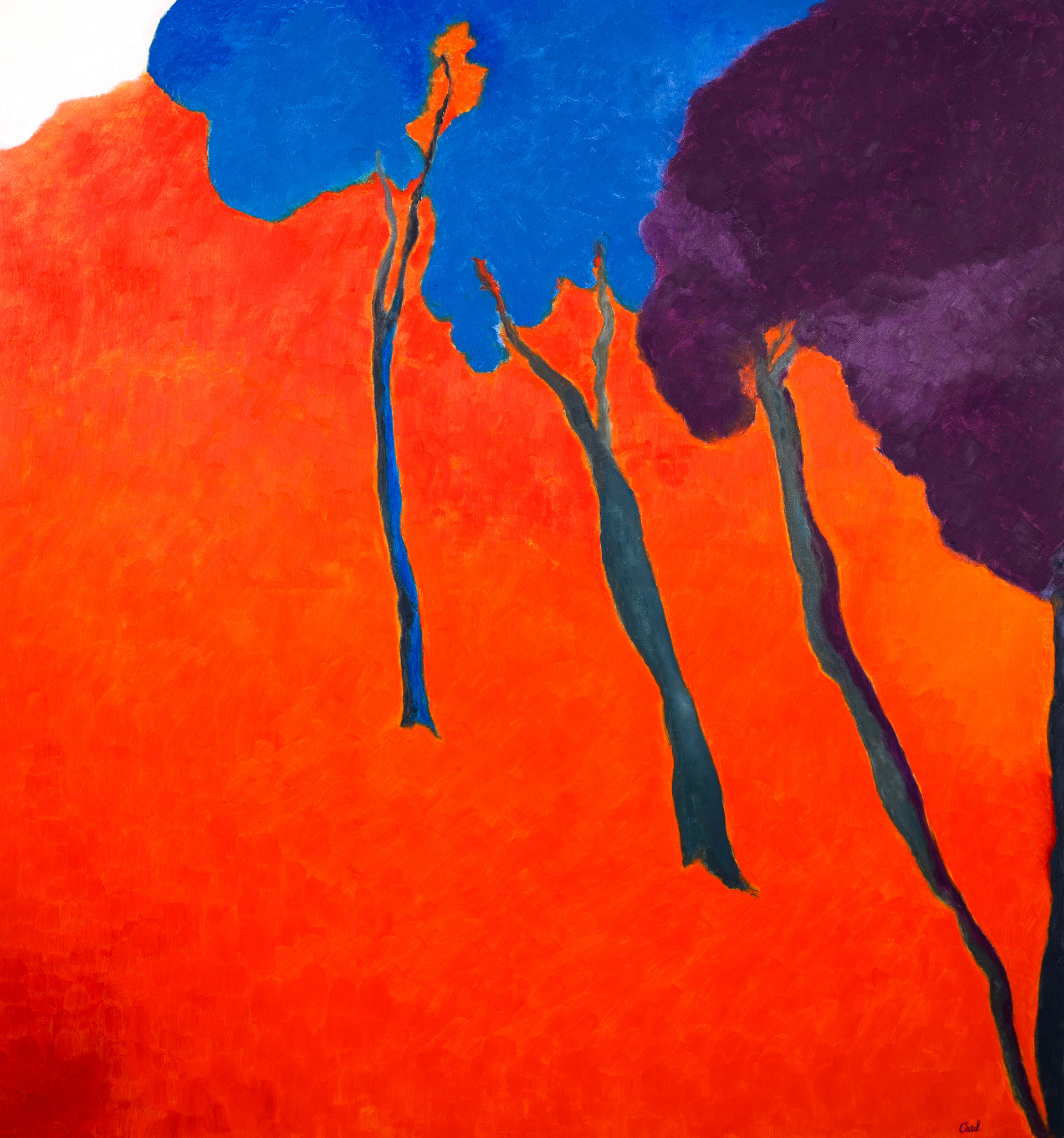 Maryse Casol painting, Ceci N'est Pas Un Arbre VI, 2011