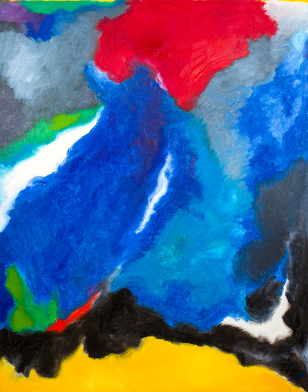 Maryse Casol painting, 2015