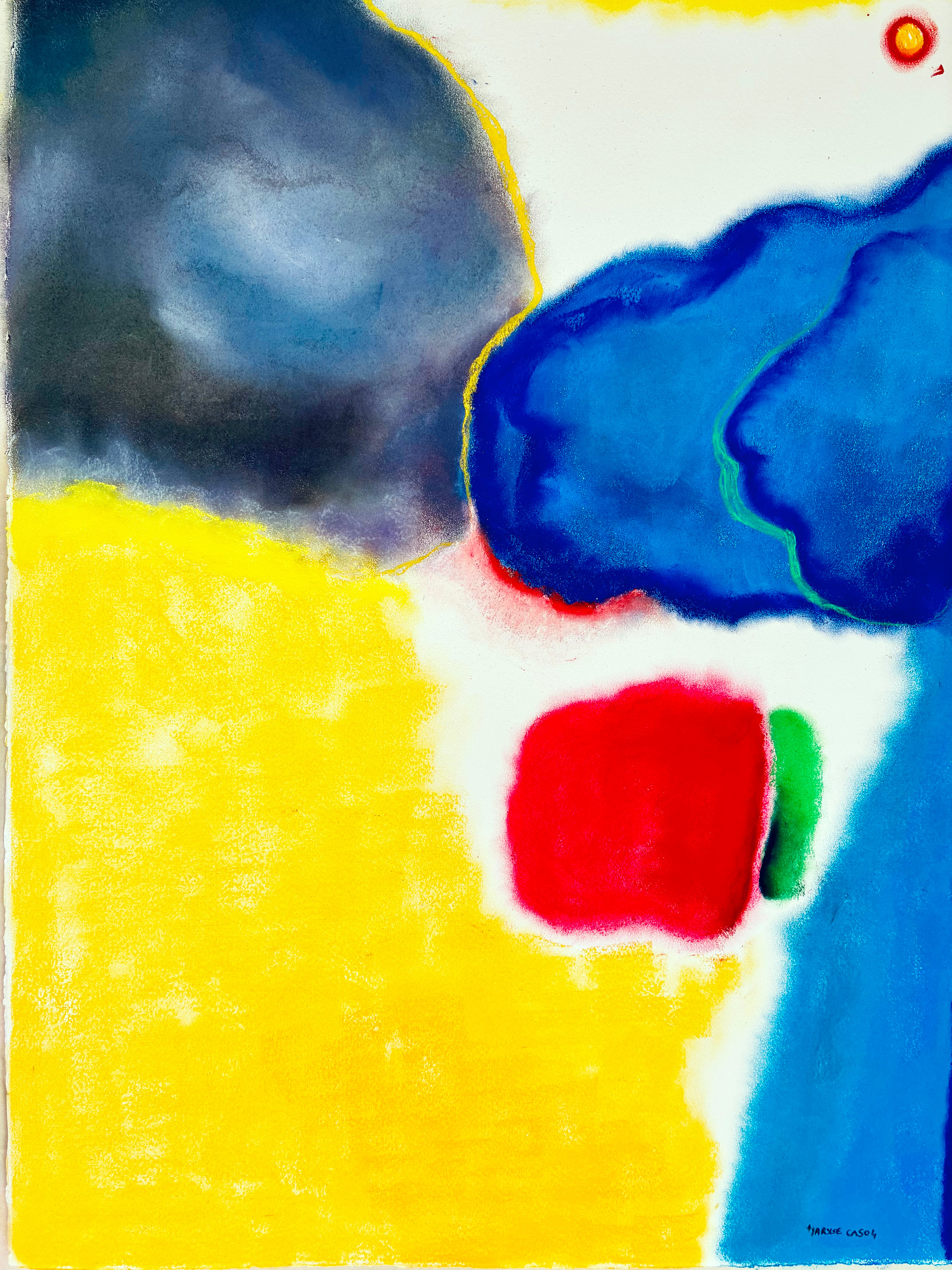 Sentiment Métaconscientiste, L'Amour Fusionnel et Éternel, Maryse Casol peinture, 2026