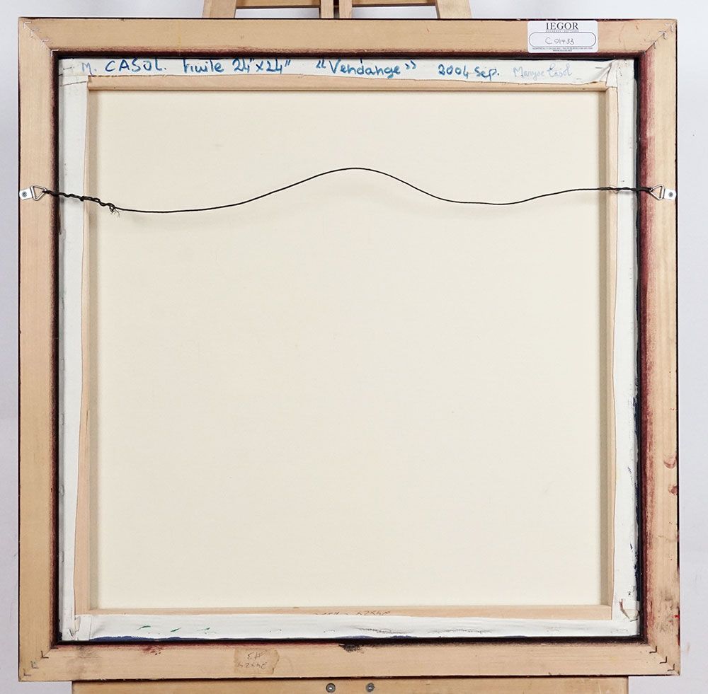 Maryse Casol, Vendange painting, 2004