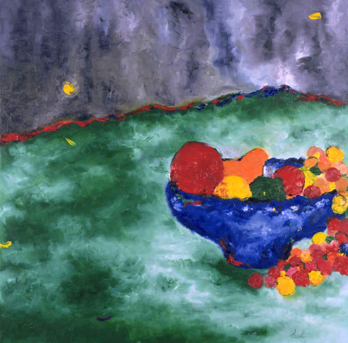 Maryse Casol, Vendange painting, 2004