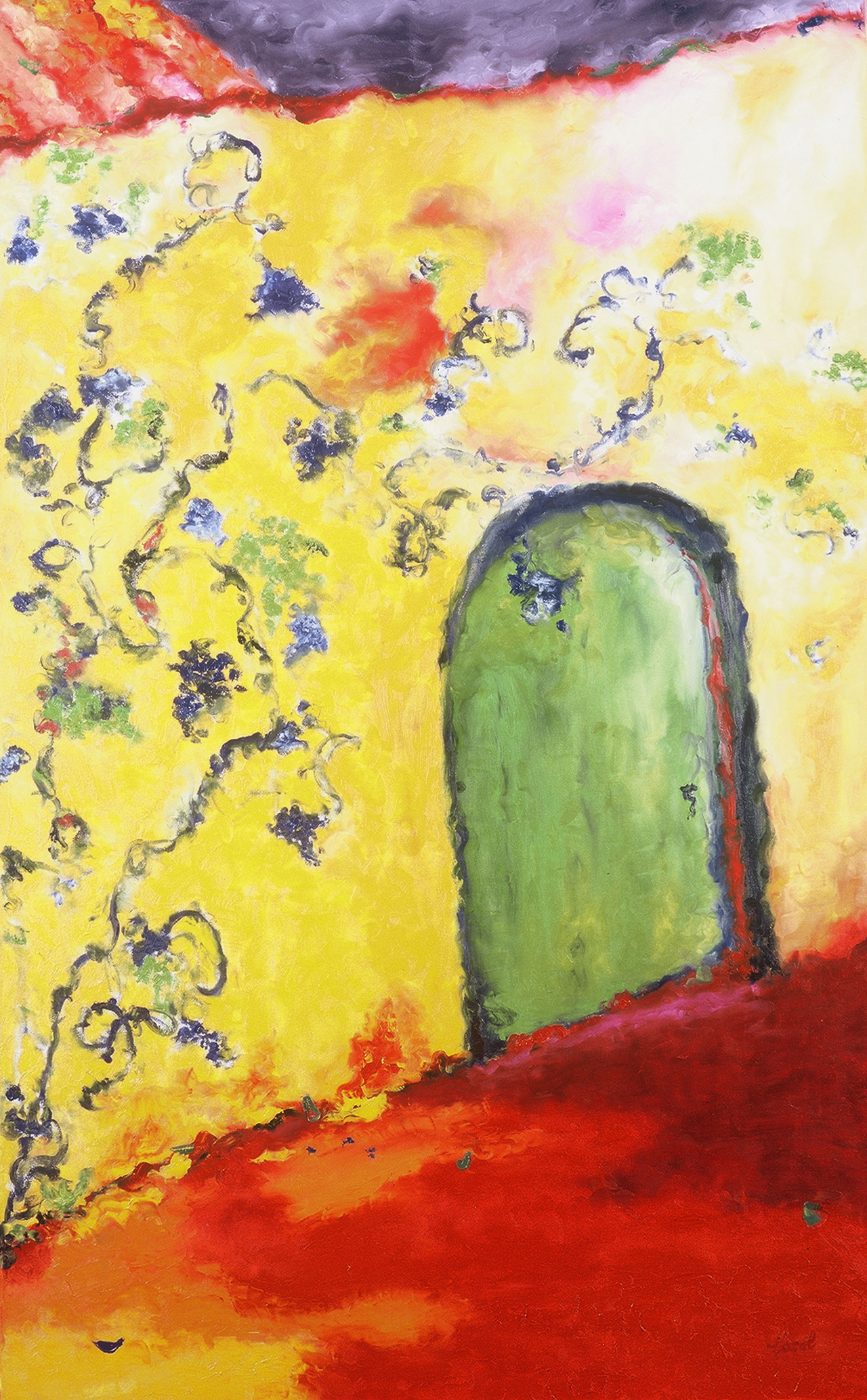 Maryse Casol, Jardin Secret painting, 2005
