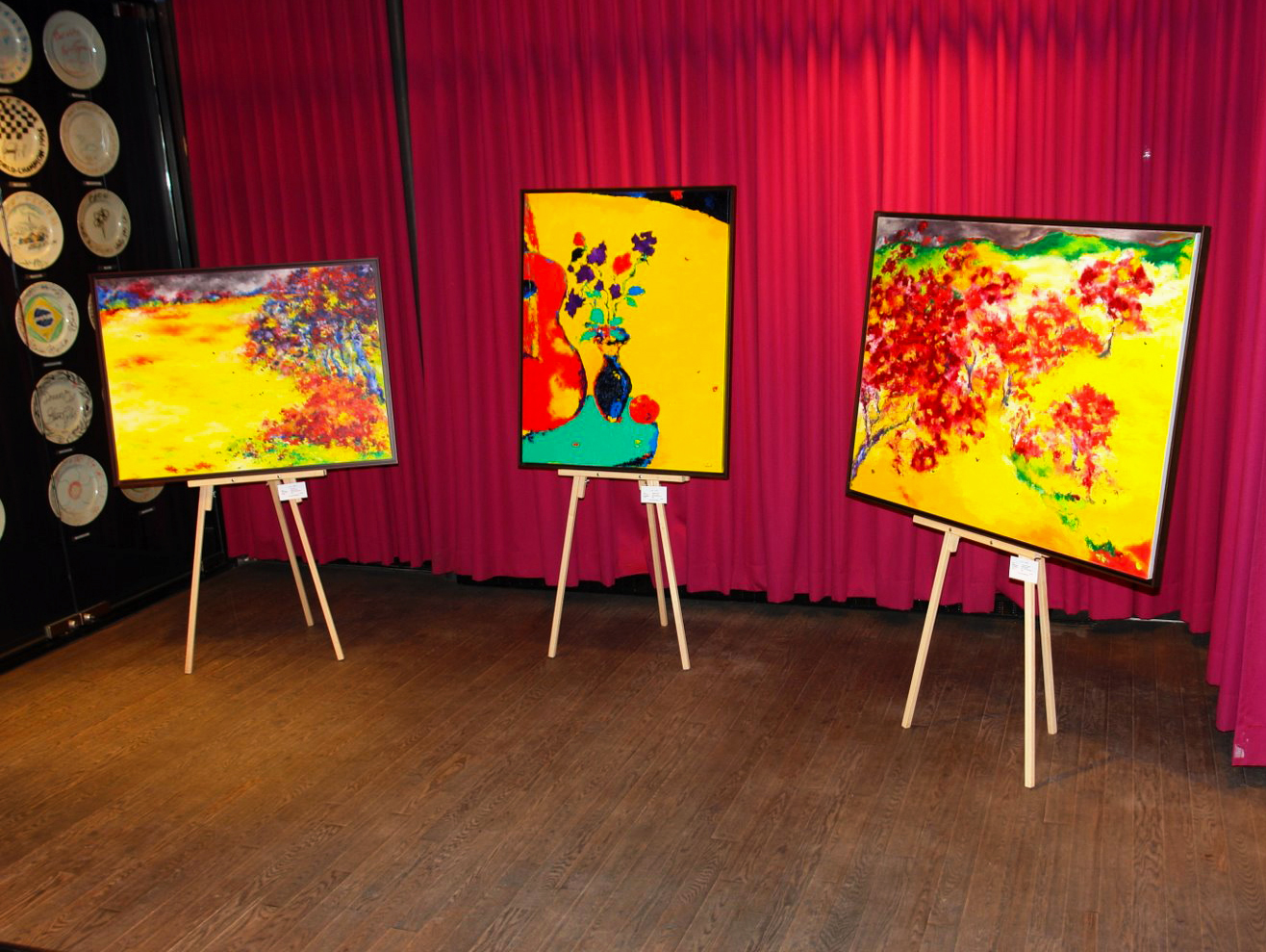 Maryse Casol, Rêveries painting, Art Exhibition 2007, Buonanotte, Montreal, Canada