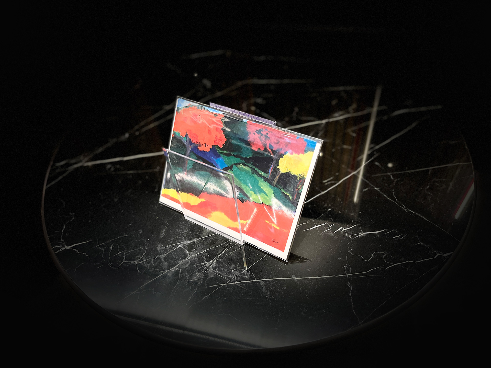 Maryse Casol notecard Sérénité, 2009