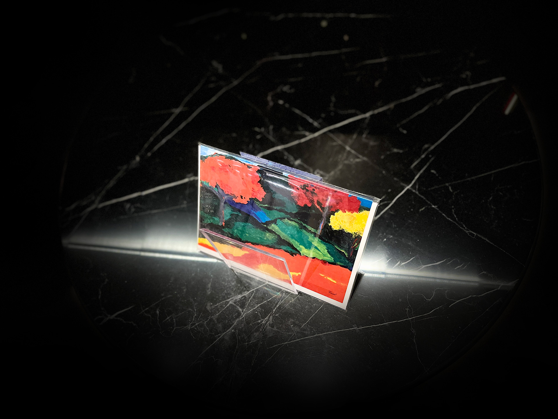 Maryse Casol notecard Sérénité, 2009