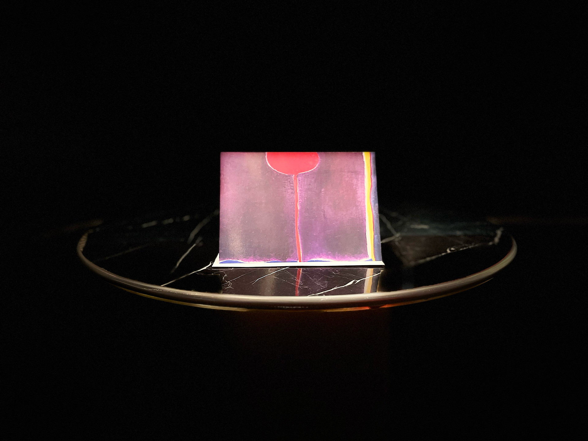 Maryse Casol notecard Corolle de Lumière, 2012