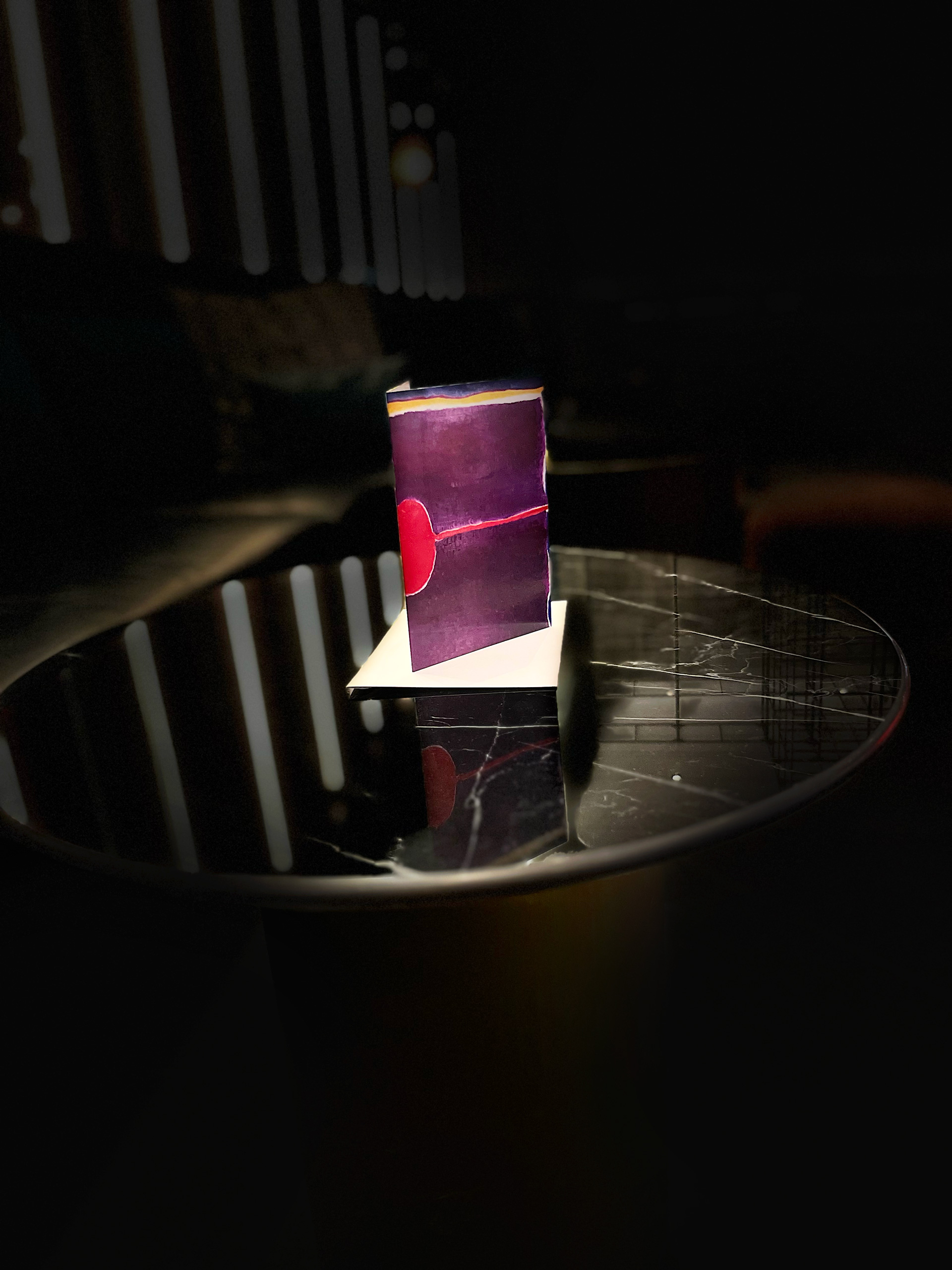 Maryse Casol notecard Corolle de Lumière, 2012