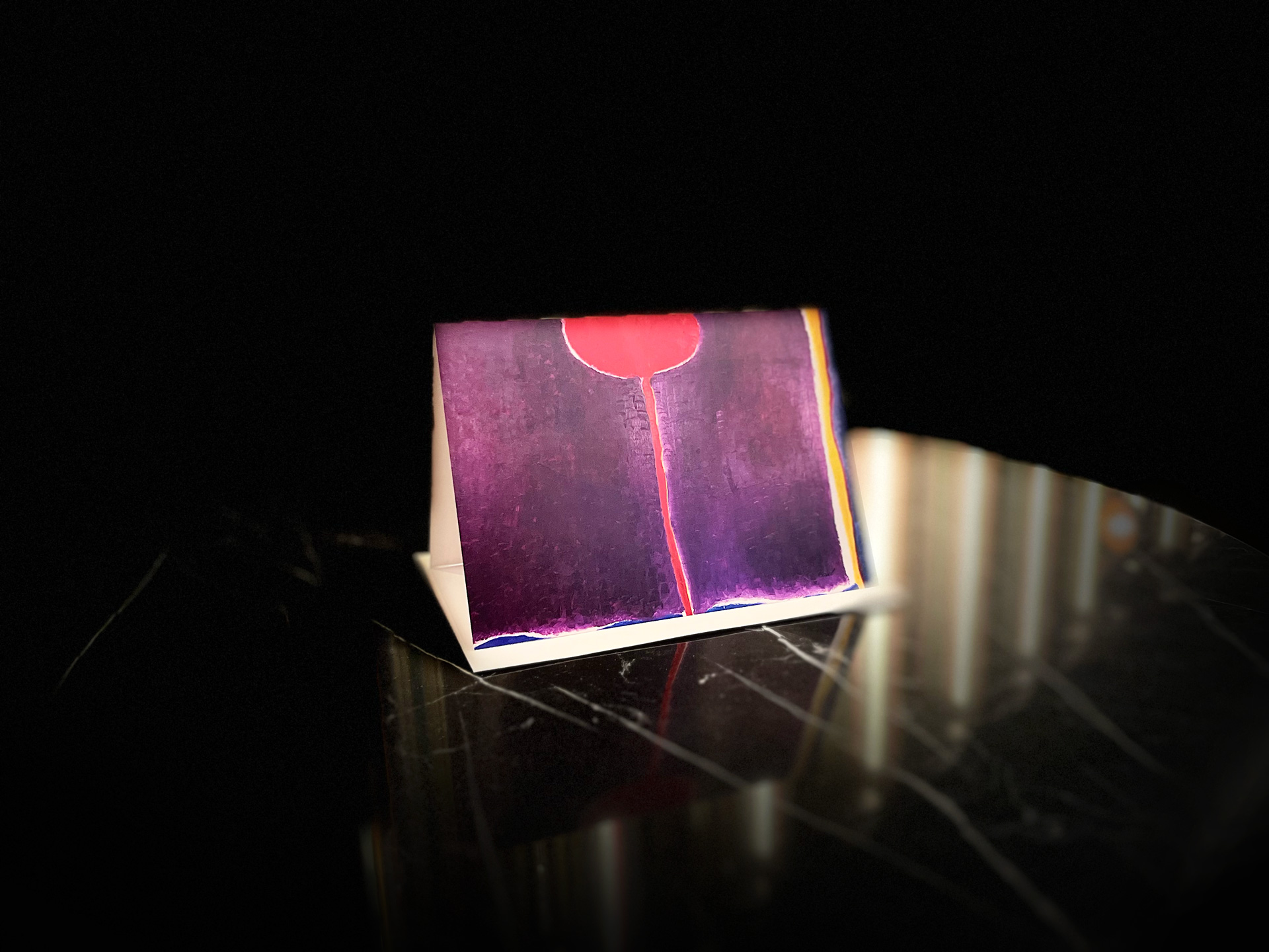 Maryse Casol notecard Corolle de Lumière, 2012