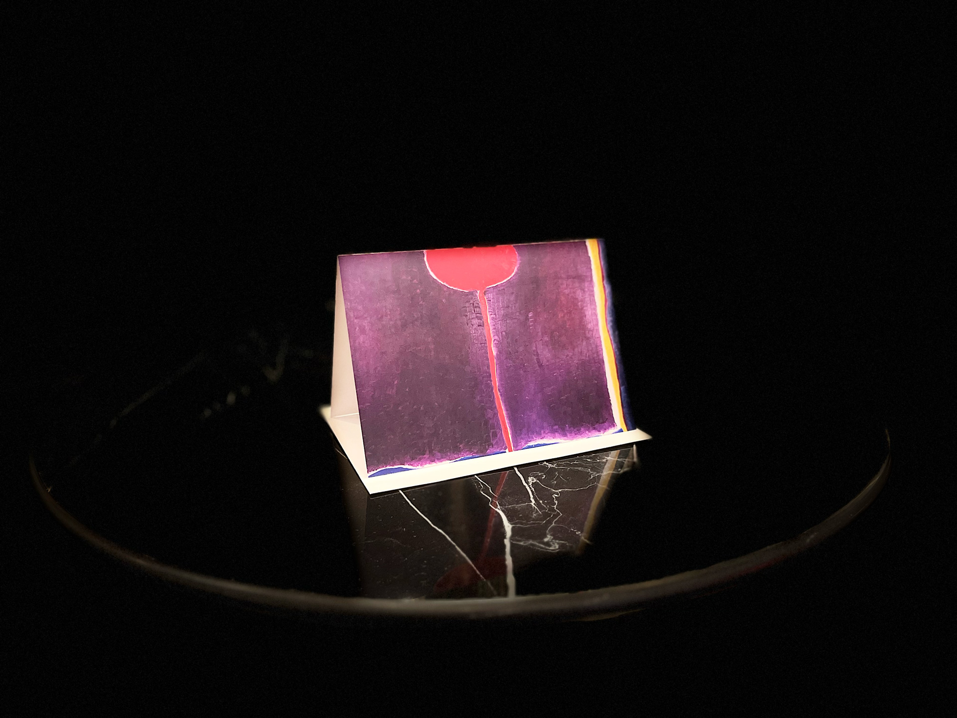 Maryse Casol notecard Corolle de Lumière, 2012