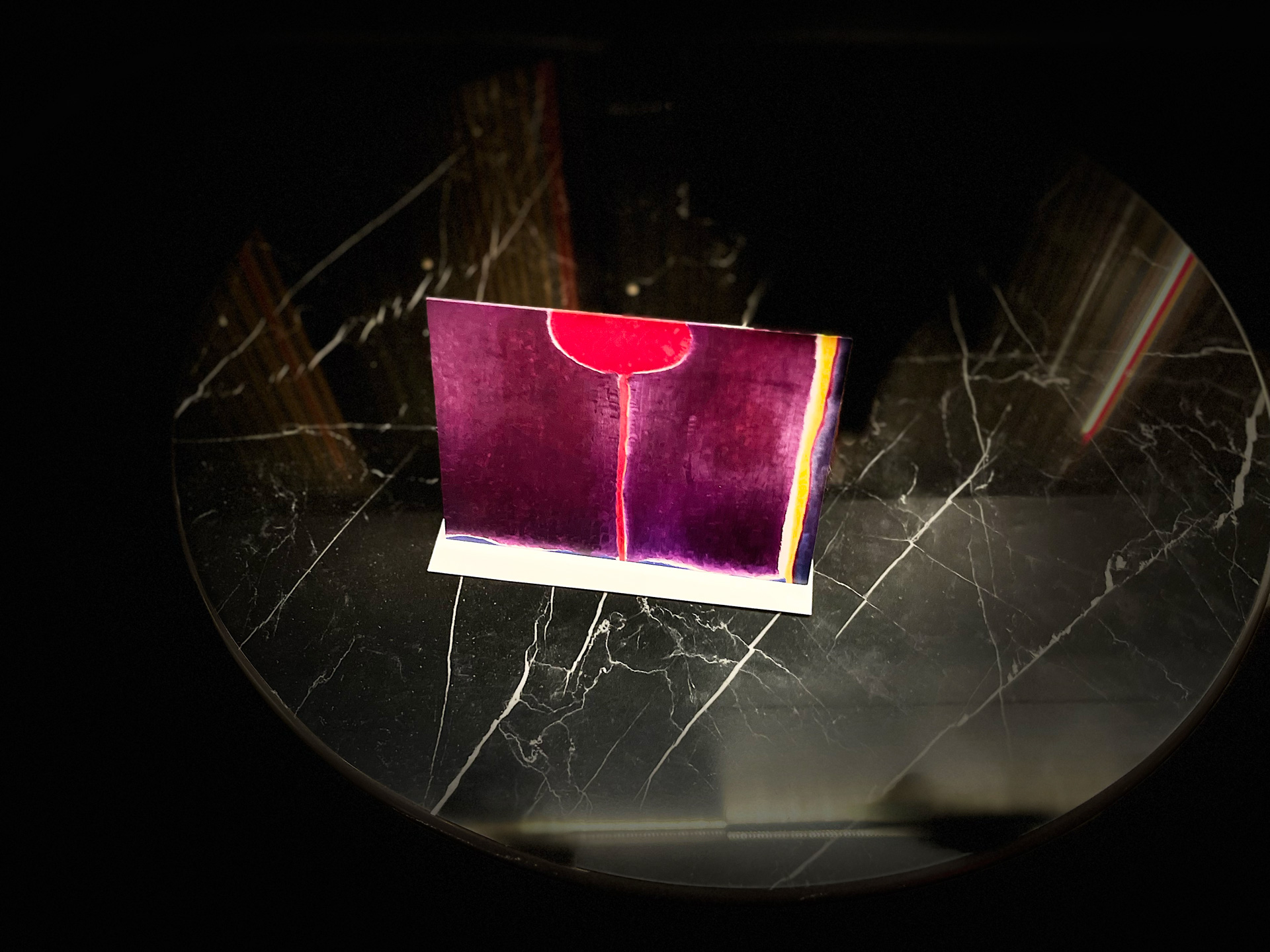 Maryse Casol notecard Corolle de Lumière, 2012