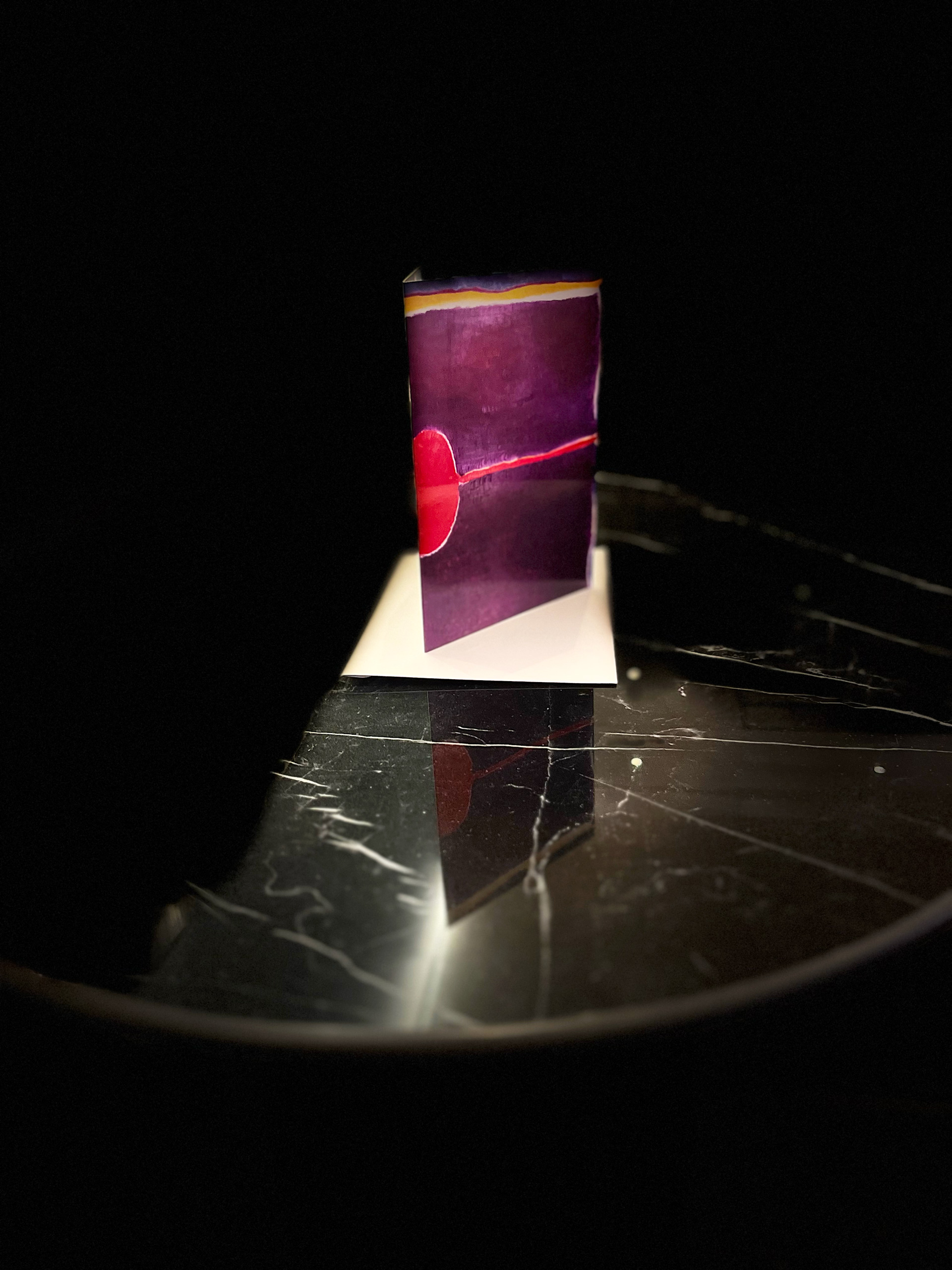 Maryse Casol notecard Corolle de Lumière, 2012