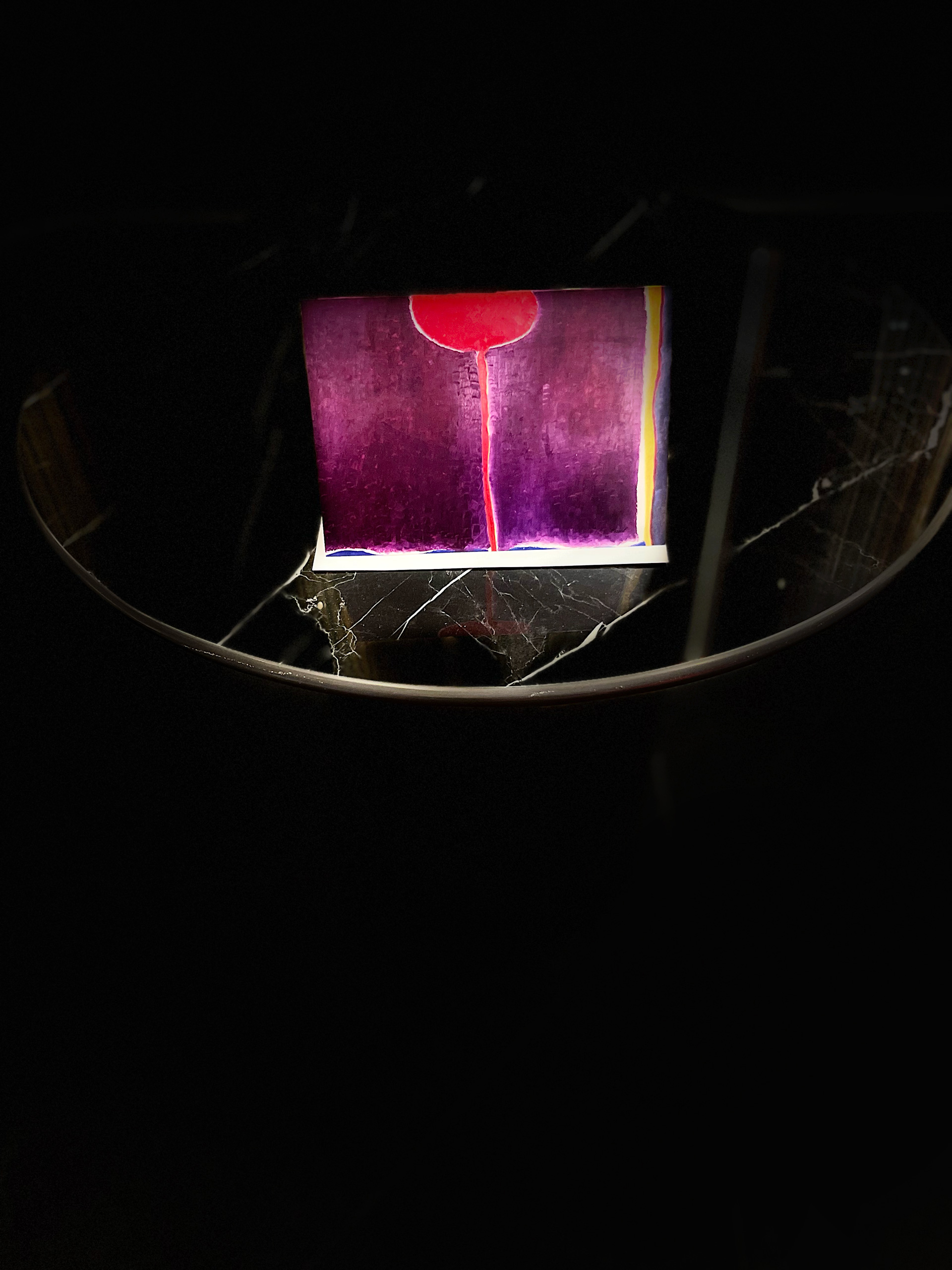 Maryse Casol notecard Corolle de Lumière, 2012