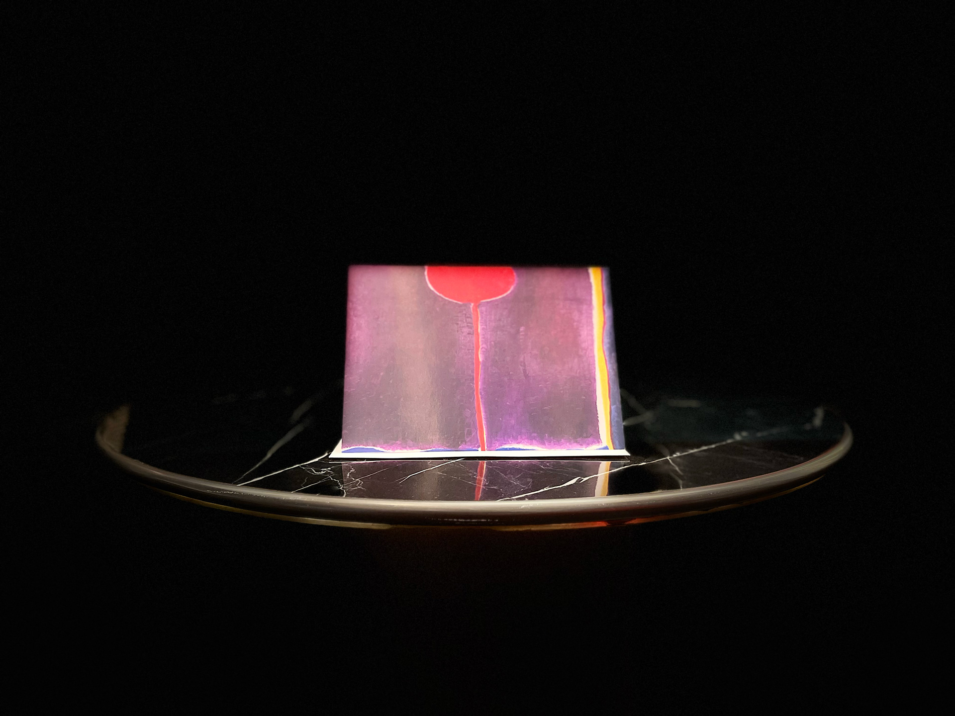 Maryse Casol notecard Corolle de Lumière, 2012