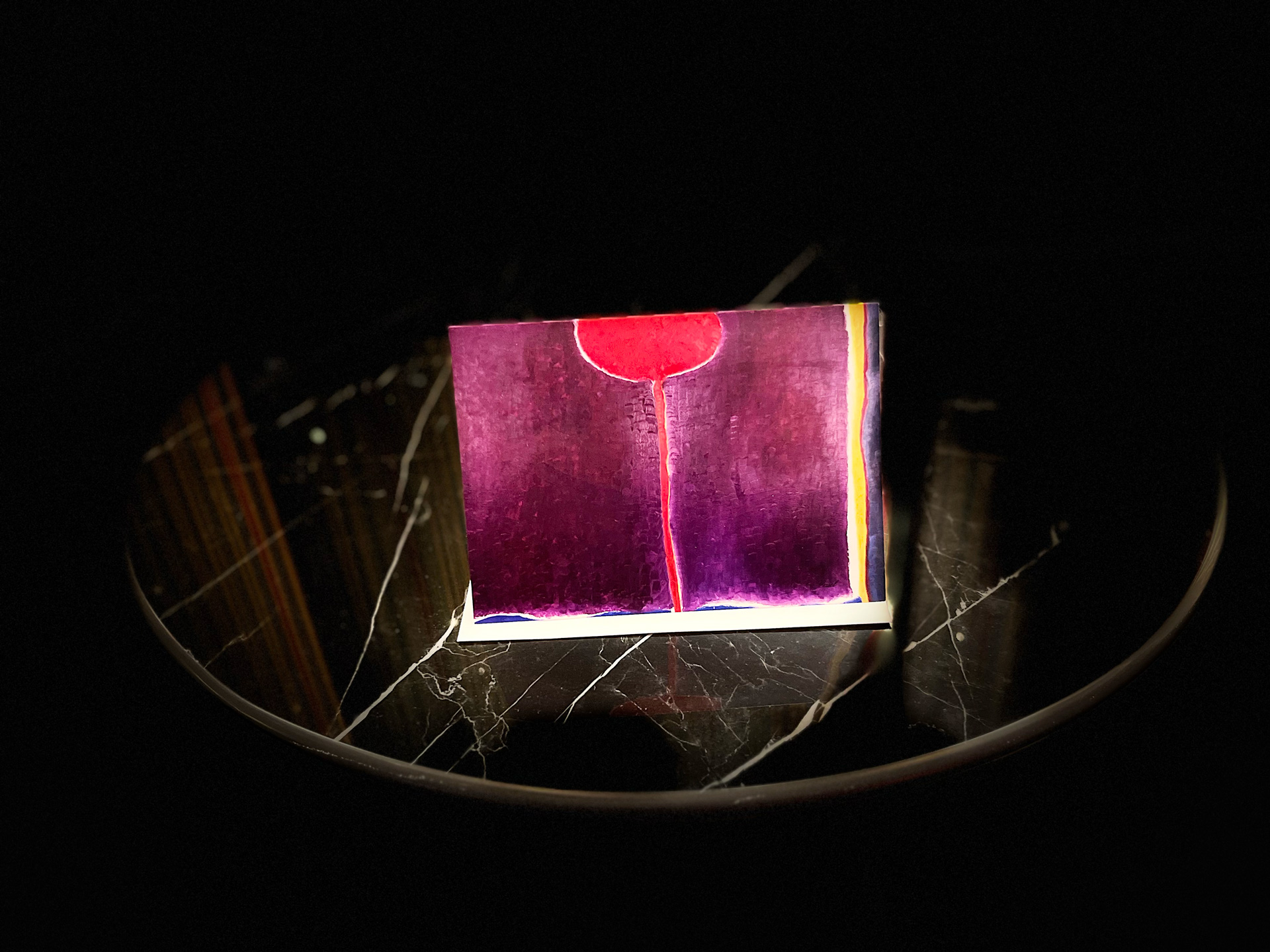 Maryse Casol notecard Corolle de Lumière, 2012