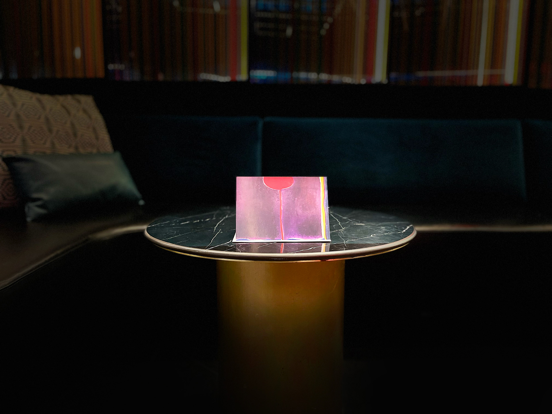 Maryse Casol notecard Corolle de Lumière, 2012