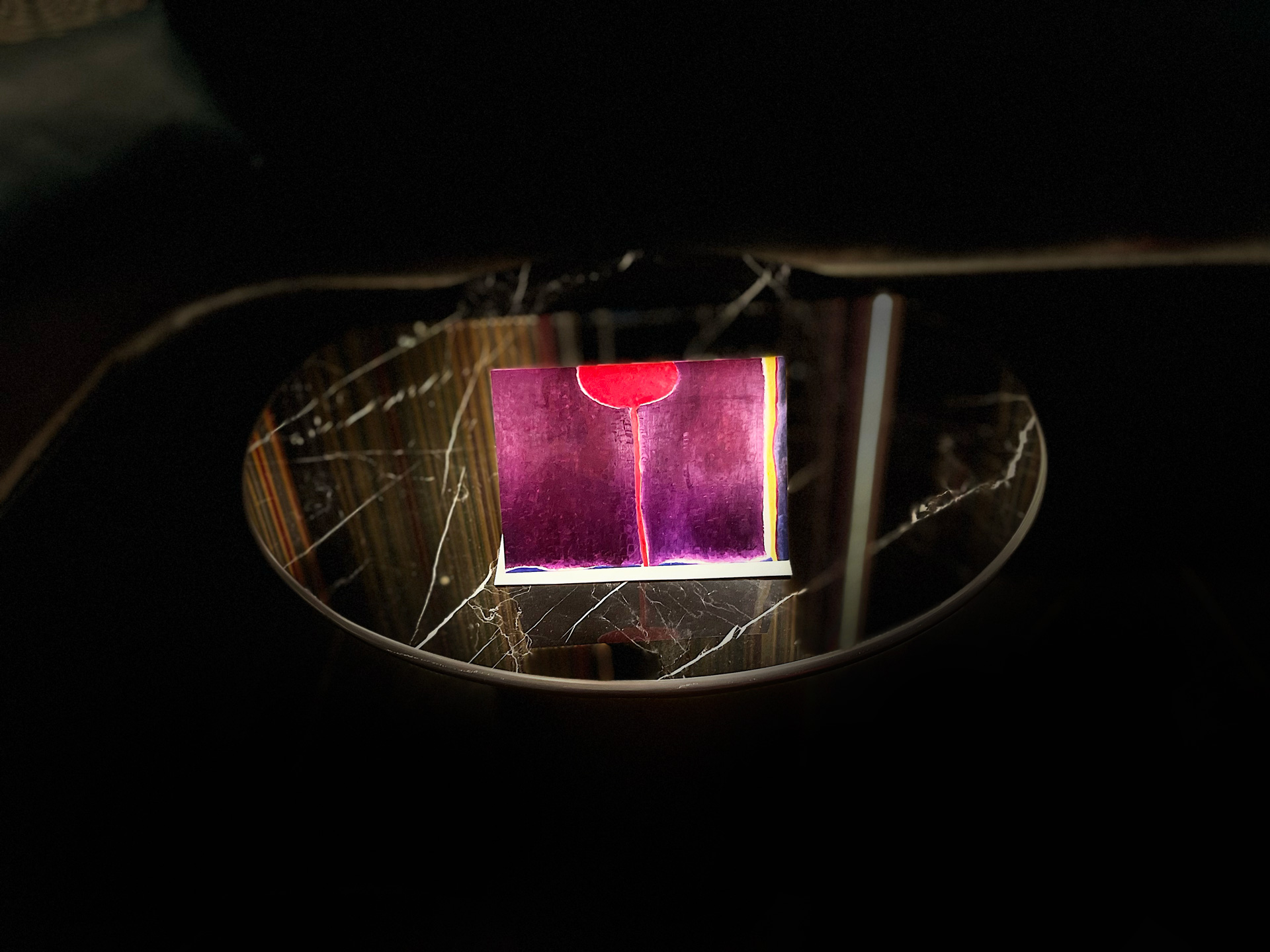 Maryse Casol notecard Corolle de Lumière, 2012