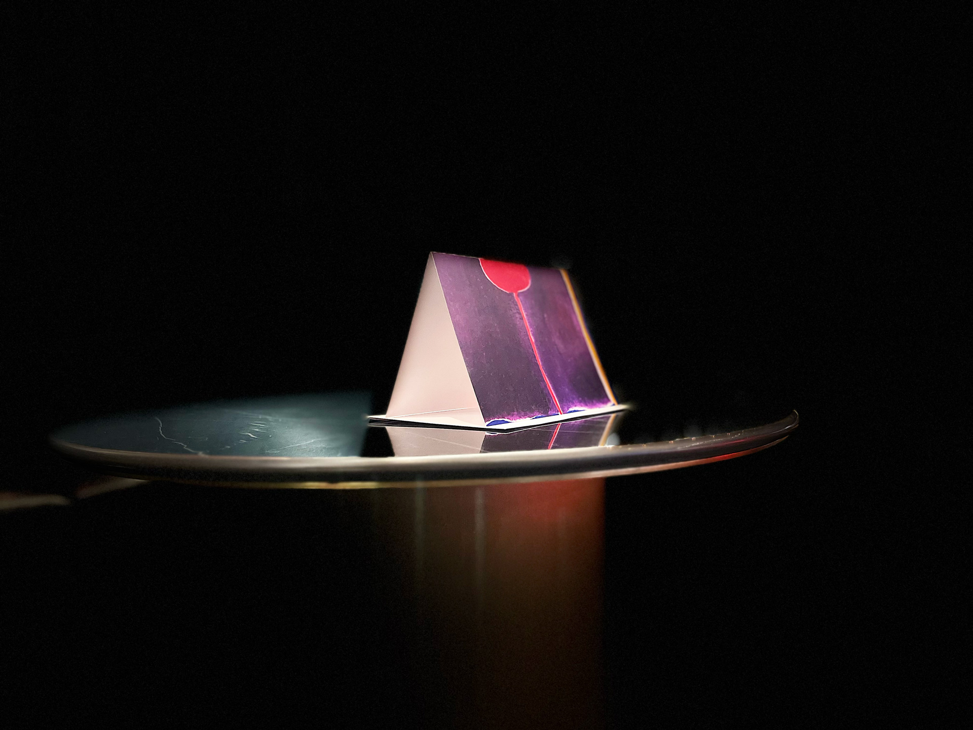 Maryse Casol notecard Corolle de Lumière, 2012