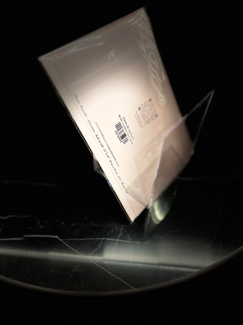 Maryse Casol carte de souhaits Lumière Tourmaline, 2016